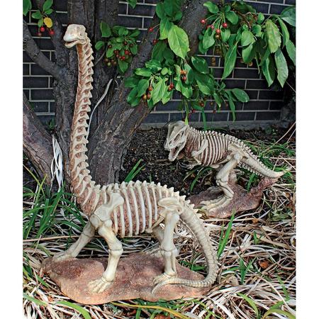 DESIGN TOSCANO Bad to the Bone, Jurassic Brachiosaurus Dinosaur Statue JQ86482